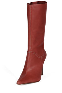DOTTY Jeffrey Campbell Heeled Boot Dusty Red
_hover
