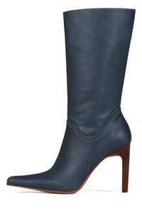 DOTTY Jeffrey Campbell Heeled Boot Dusty Blue
