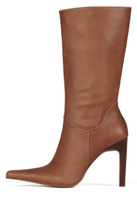 DOTTY Jeffrey Campbell Heeled Boot Tan
