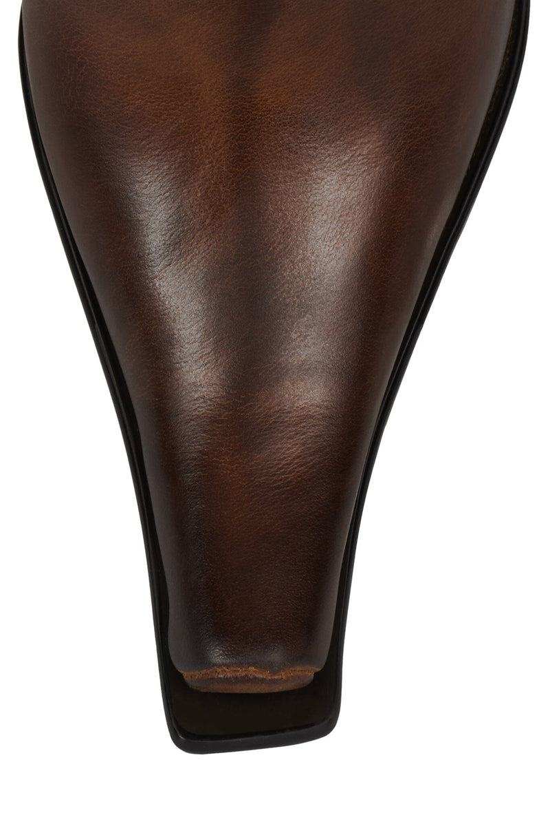 DULCIMER Jeffrey Campbell Heeled Boot Brown Ruboff