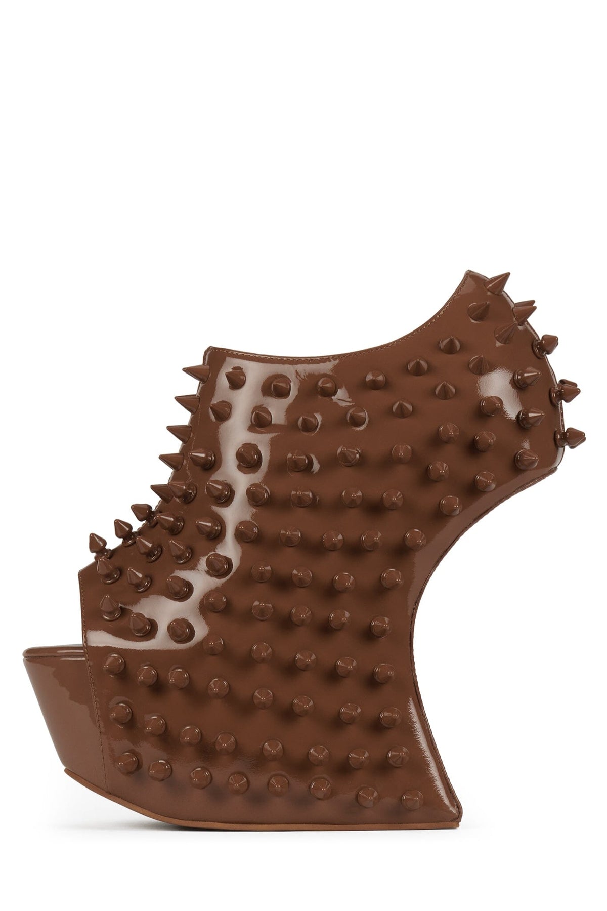 DUSK-SPIKE Jeffrey Campbell Platform Natural Patent Natural