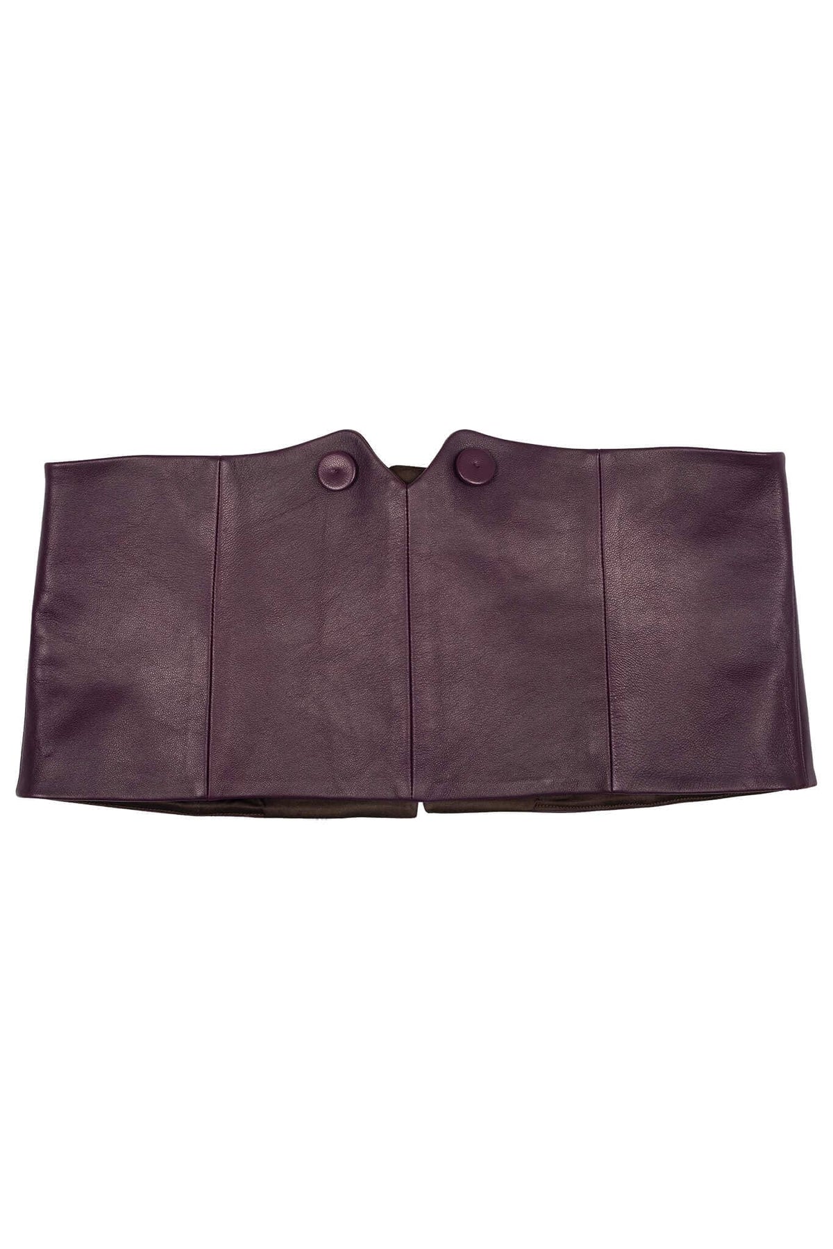 EDWARDIAN BELT Jeffrey Campbell Corset-Inspired Belt Purple