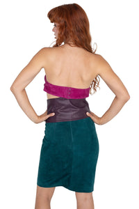 EDWARDIAN BELT Jeffrey Campbell Corset-Inspired Belt Purple