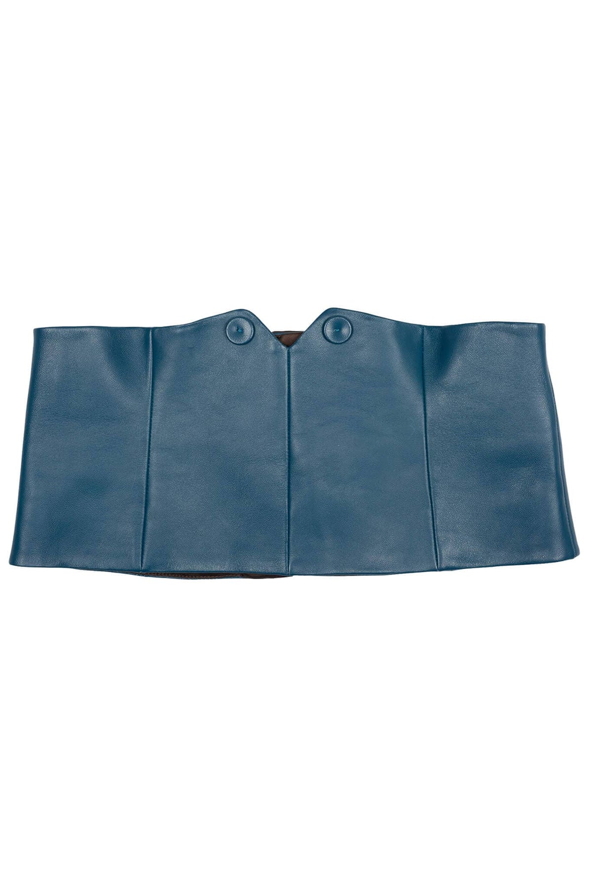 EDWARDIAN BELT Jeffrey Campbell Corset-Inspired Belt Blue