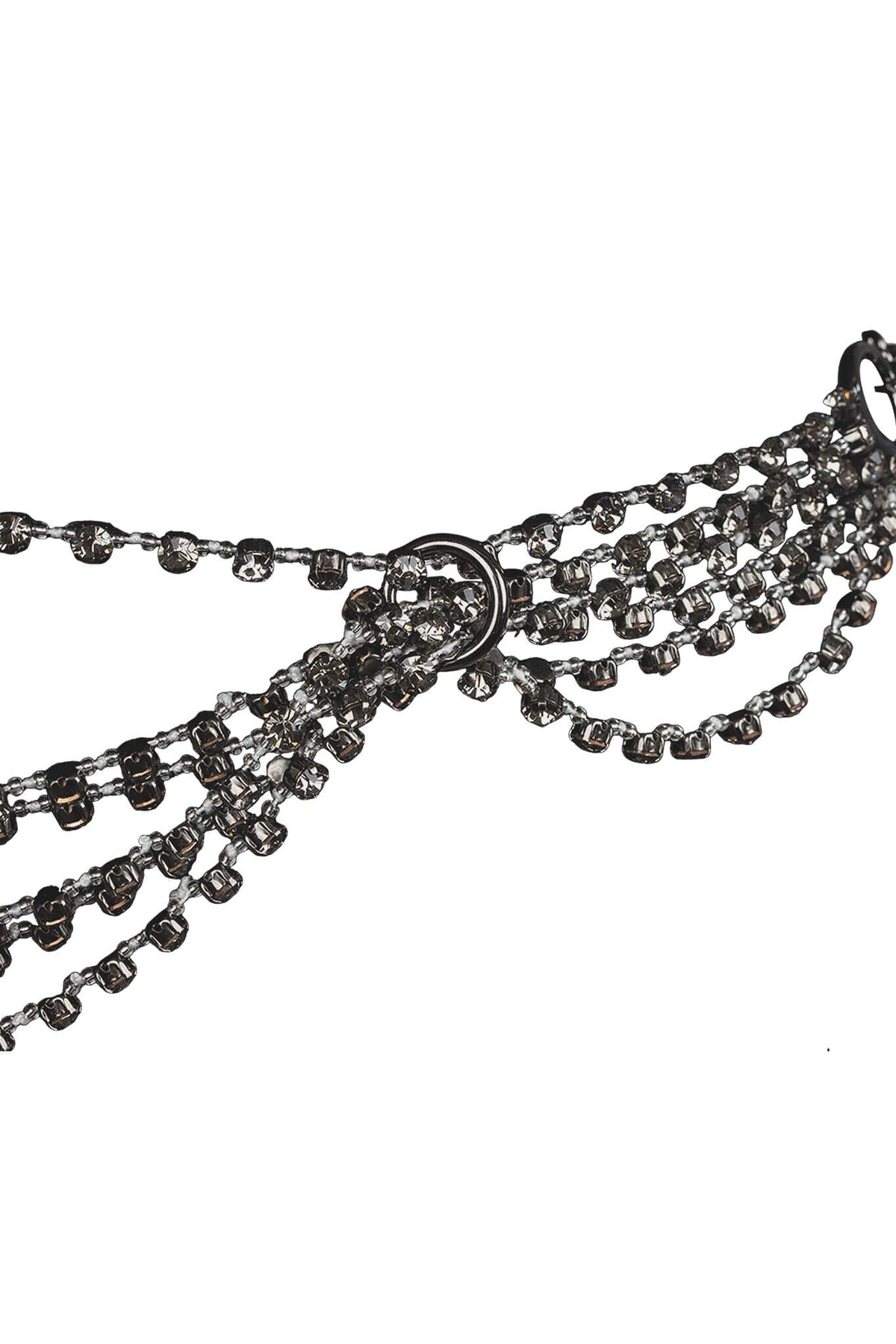 EL-DORADO Jeffrey Campbell Chain Belt Pewter