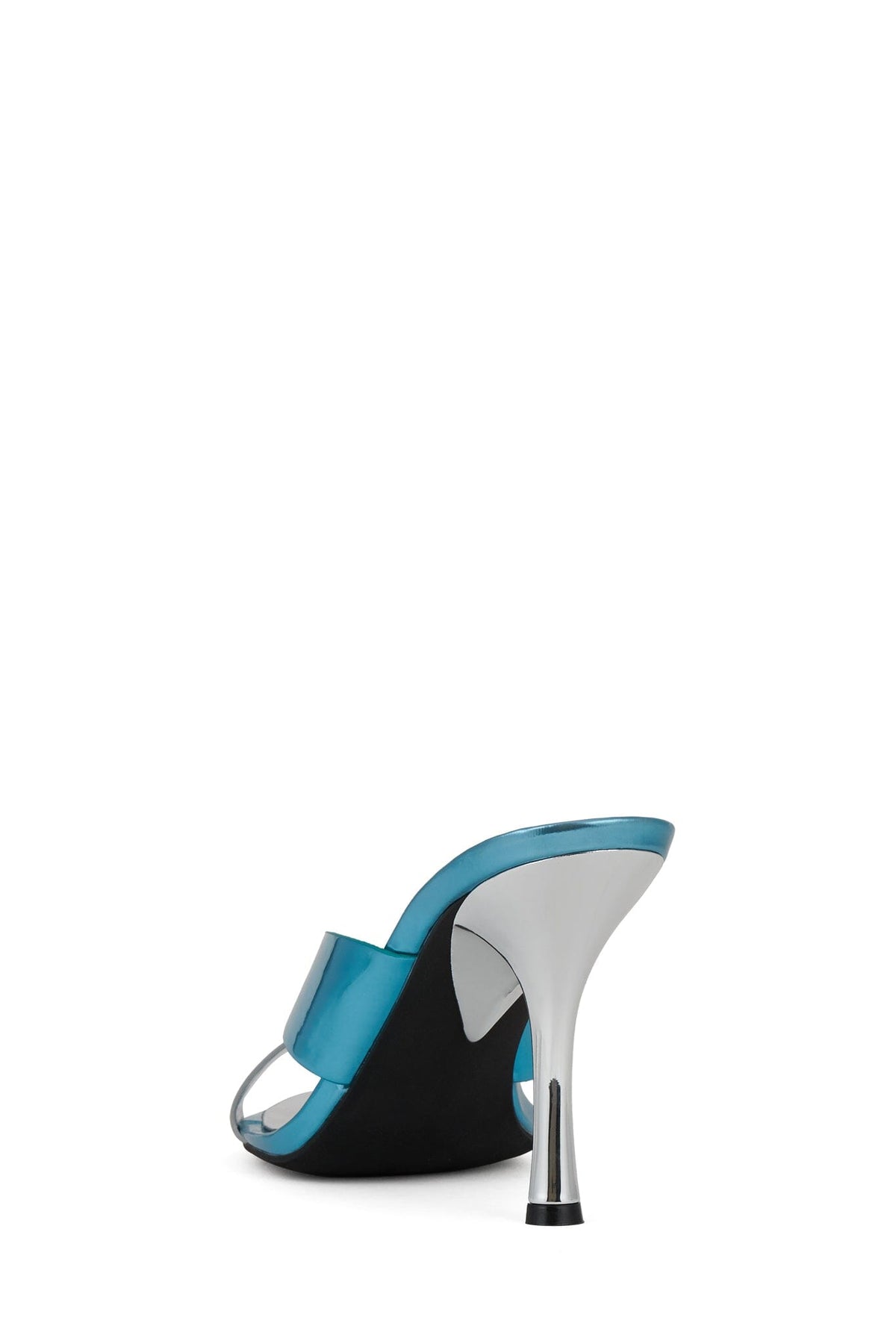 ELABORATE Heeled Sandal Blue Mirror