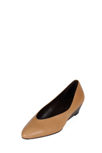 ELONA Jeffrey Campbell Wedge Pump Camel