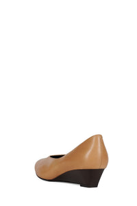 ELONA Jeffrey Campbell Wedge Pump Camel