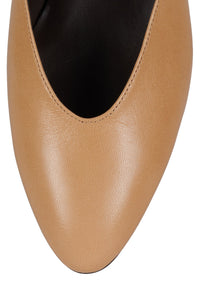 ELONA Jeffrey Campbell Wedge Pump Camel