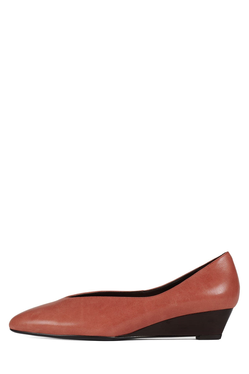 ELONA Jeffrey Campbell Wedge Pump Coral
