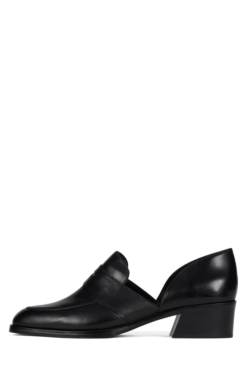 EMPIRICAL Jeffrey Campbell Heeled Loafer Black