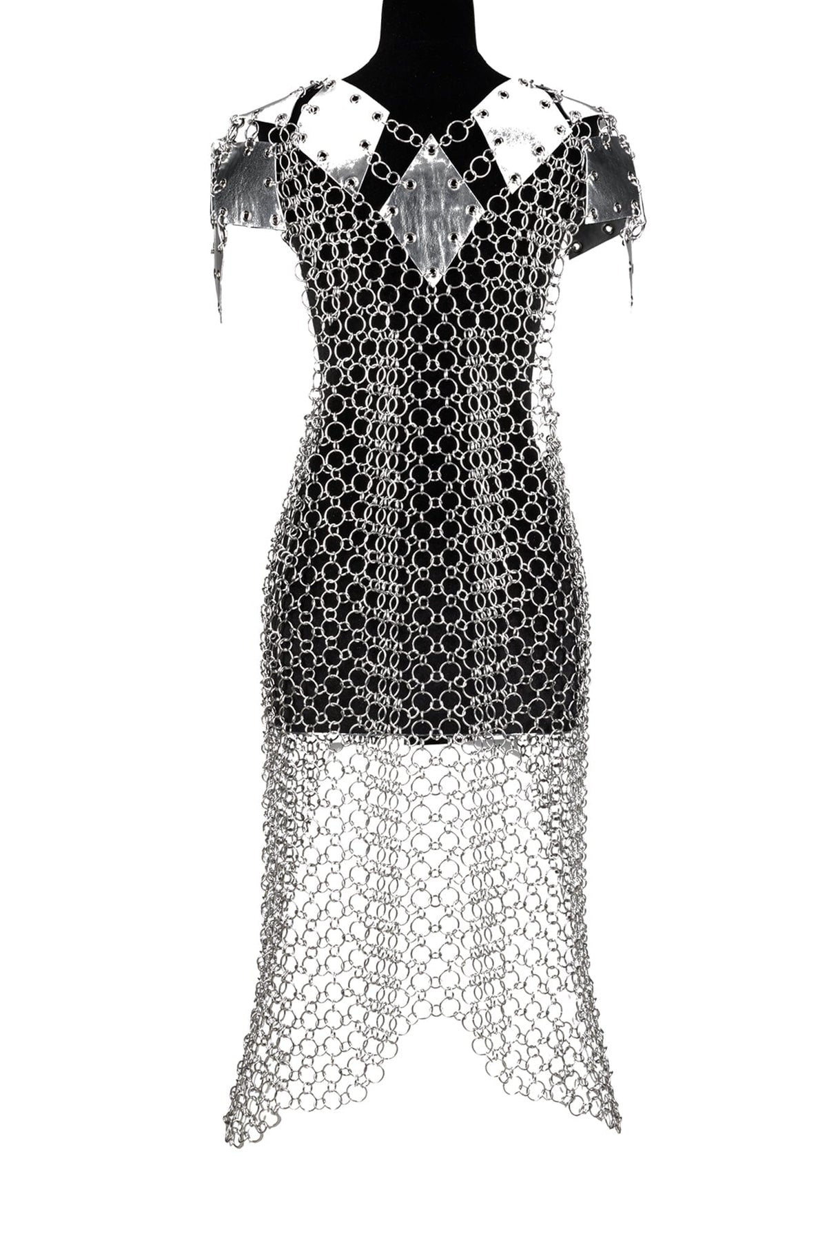 EQUIPPED Jeffrey Campbell Dress Silver Combo