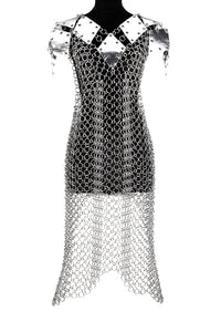 EQUIPPED Jeffrey Campbell Dress Silver Combo