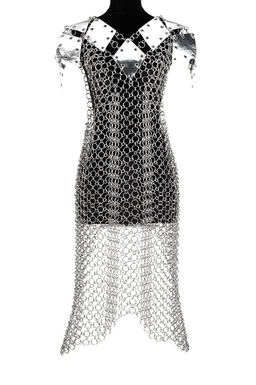 EQUIPPED Jeffrey Campbell Dress Silver Combo