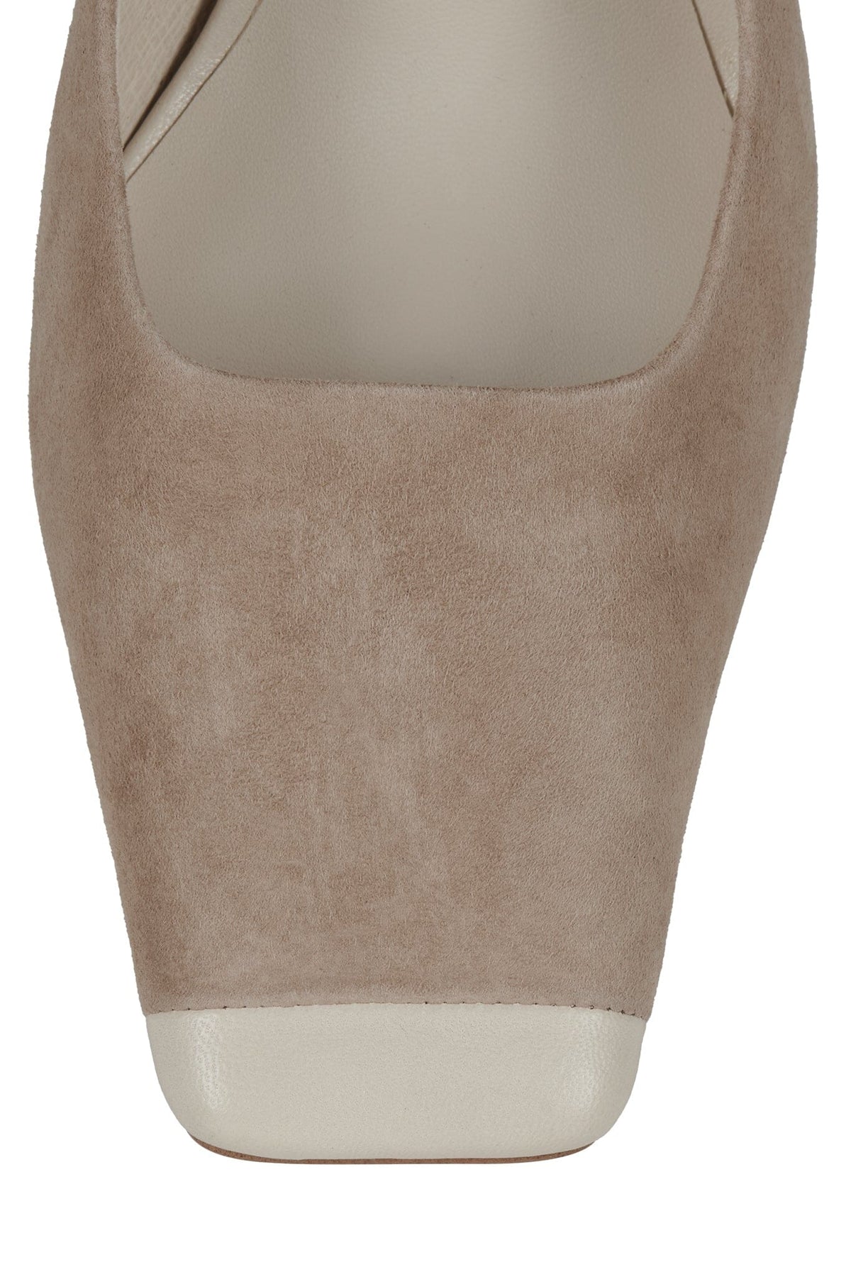 ETHOS Beige Suede White