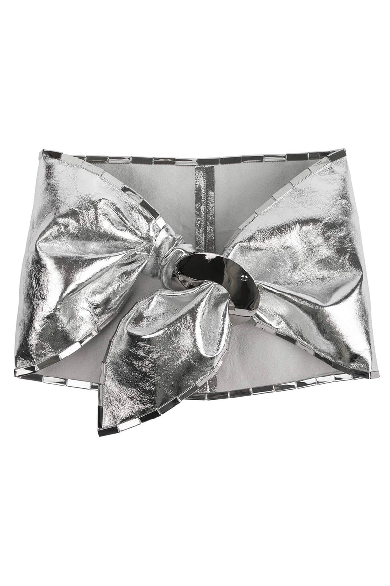 EVEN-BIGGR Jeffrey Campbell Belt Silver