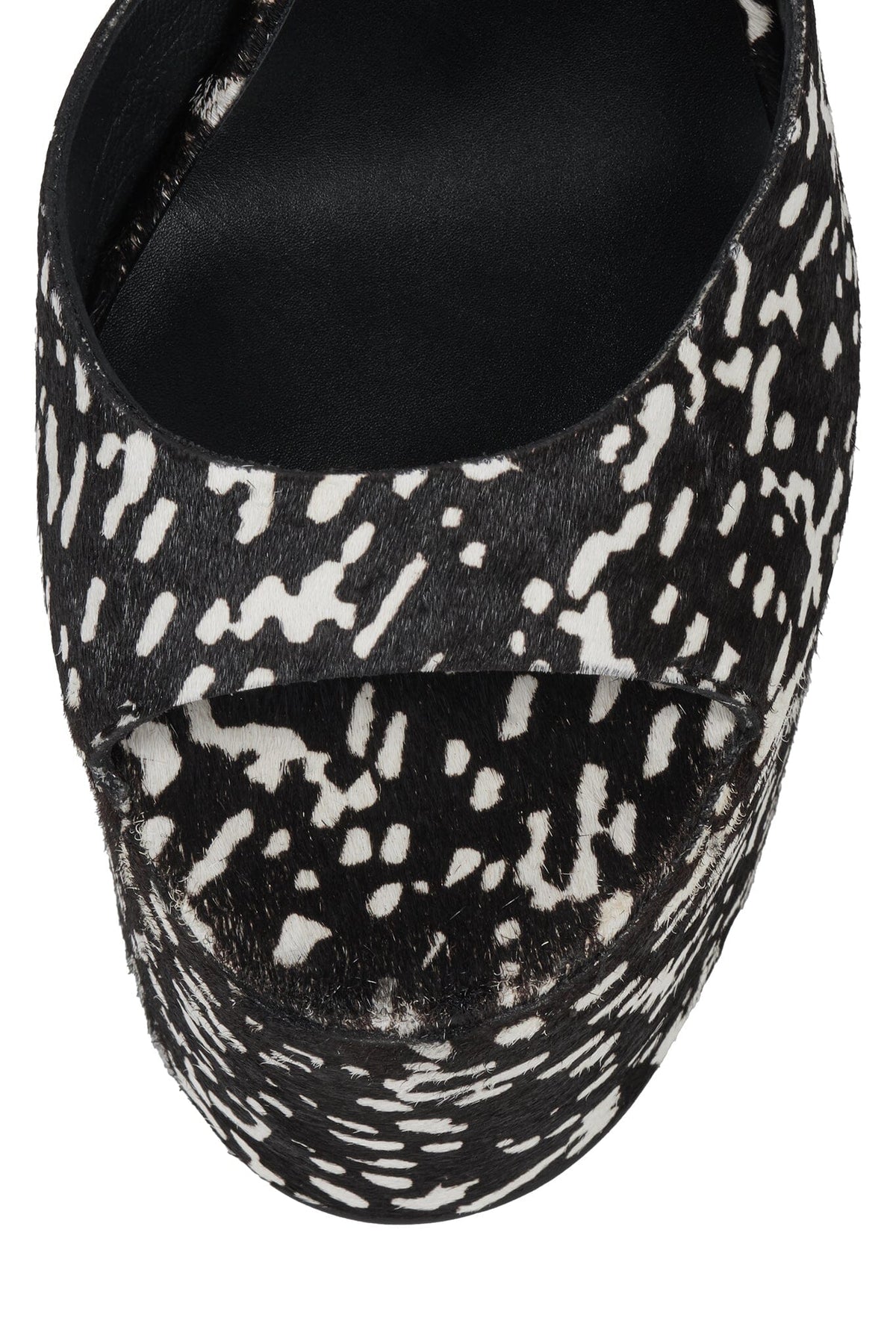 EVERLAST-F Platform Sandal Black White Dot