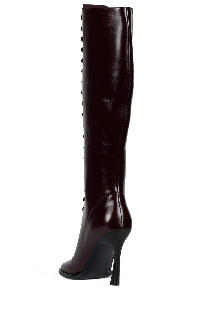 FANNING Jeffrey Campbell Heeled Boot Wine