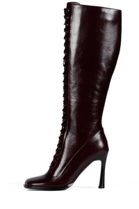 FANNING Jeffrey Campbell Heeled Boot Wine