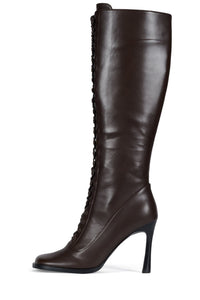 FANNING Jeffrey Campbell Heeled Boot Brown