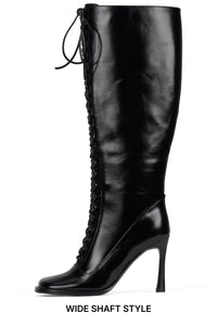 FANNING-W Jeffrey Campbell Knee-High Boot Black