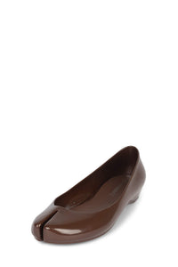 Fixed Jeffrey Campbell Jelly Flat Brown