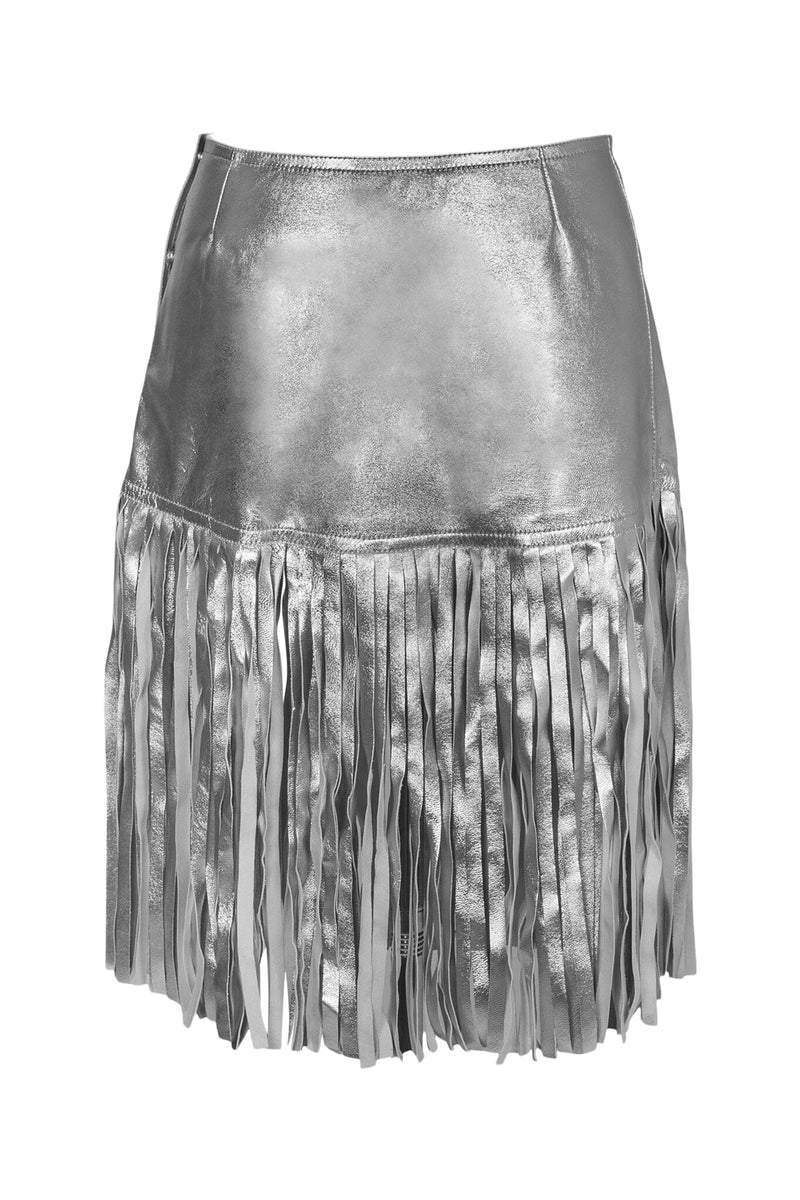 FIXIN-TO Jeffrey Campbell Skirt Belt Silver