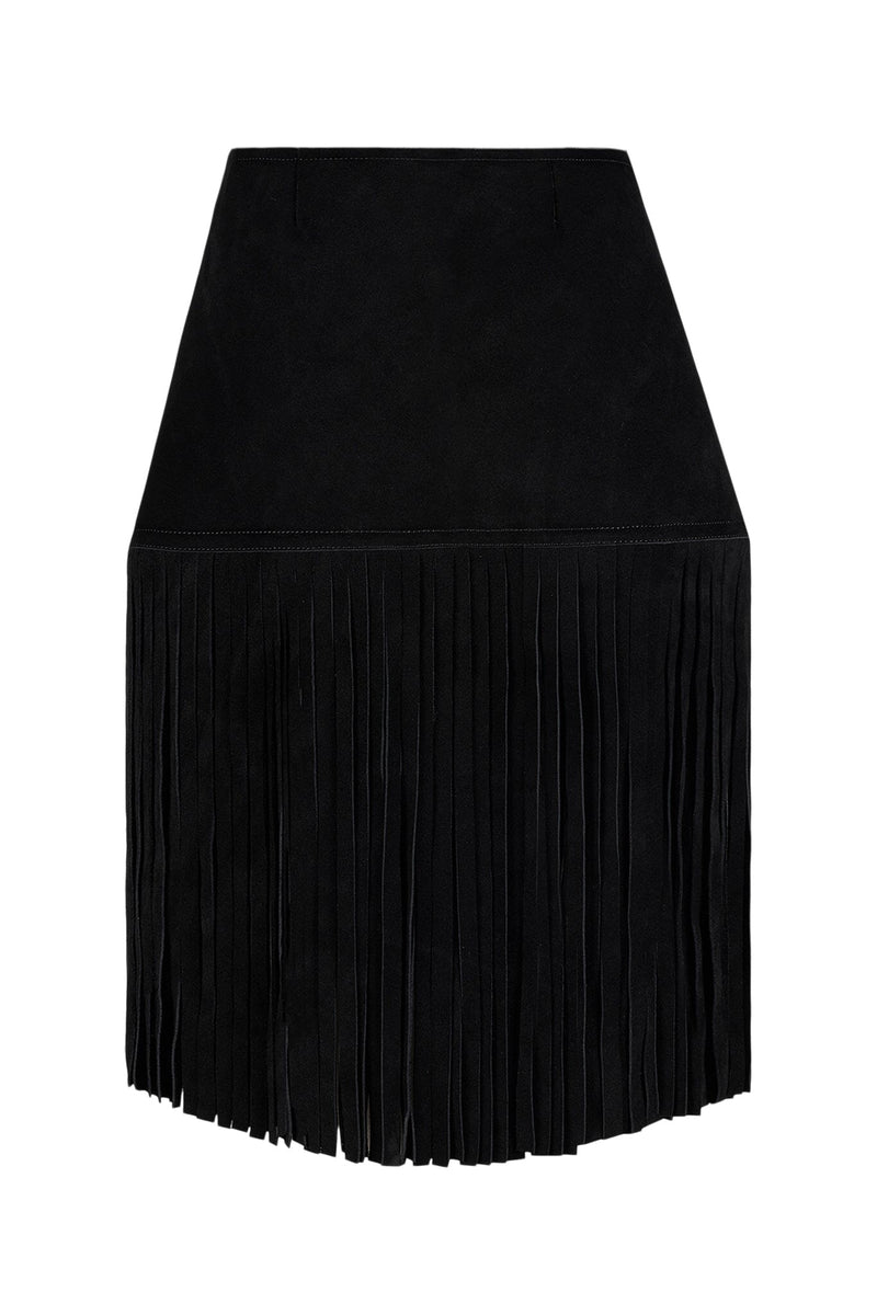 FIXIN-TO Jeffrey Campbell Skirt Belt Black Suede
_hover