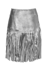 FIXIN-TO Jeffrey Campbell Skirt Belt Silver