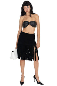 FIXIN-TO SKIRT Belt YYH Black Suede XS 