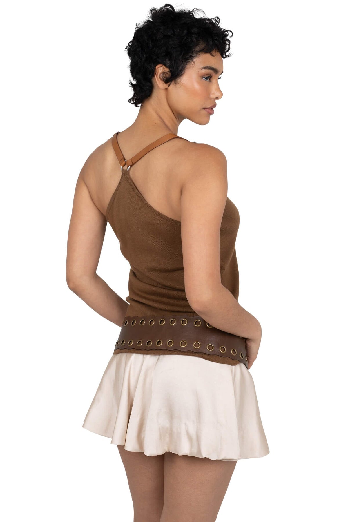 FIXTURE Jeffrey Campbell Belt Brown Bronze 