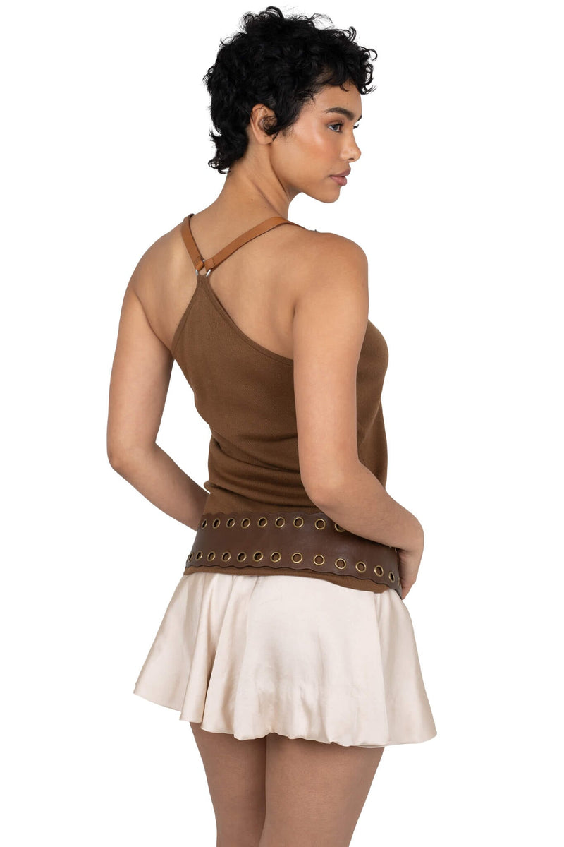 FIXTURE Jeffrey Campbell Belt Brown Bronze 