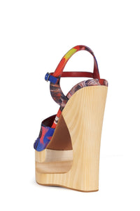 FLAG-GIRL Jeffrey Campbell Platform Sandal Bad Girl Combo