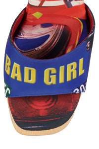 FLAG-GIRL Jeffrey Campbell Platform Sandal Bad Girl Combo