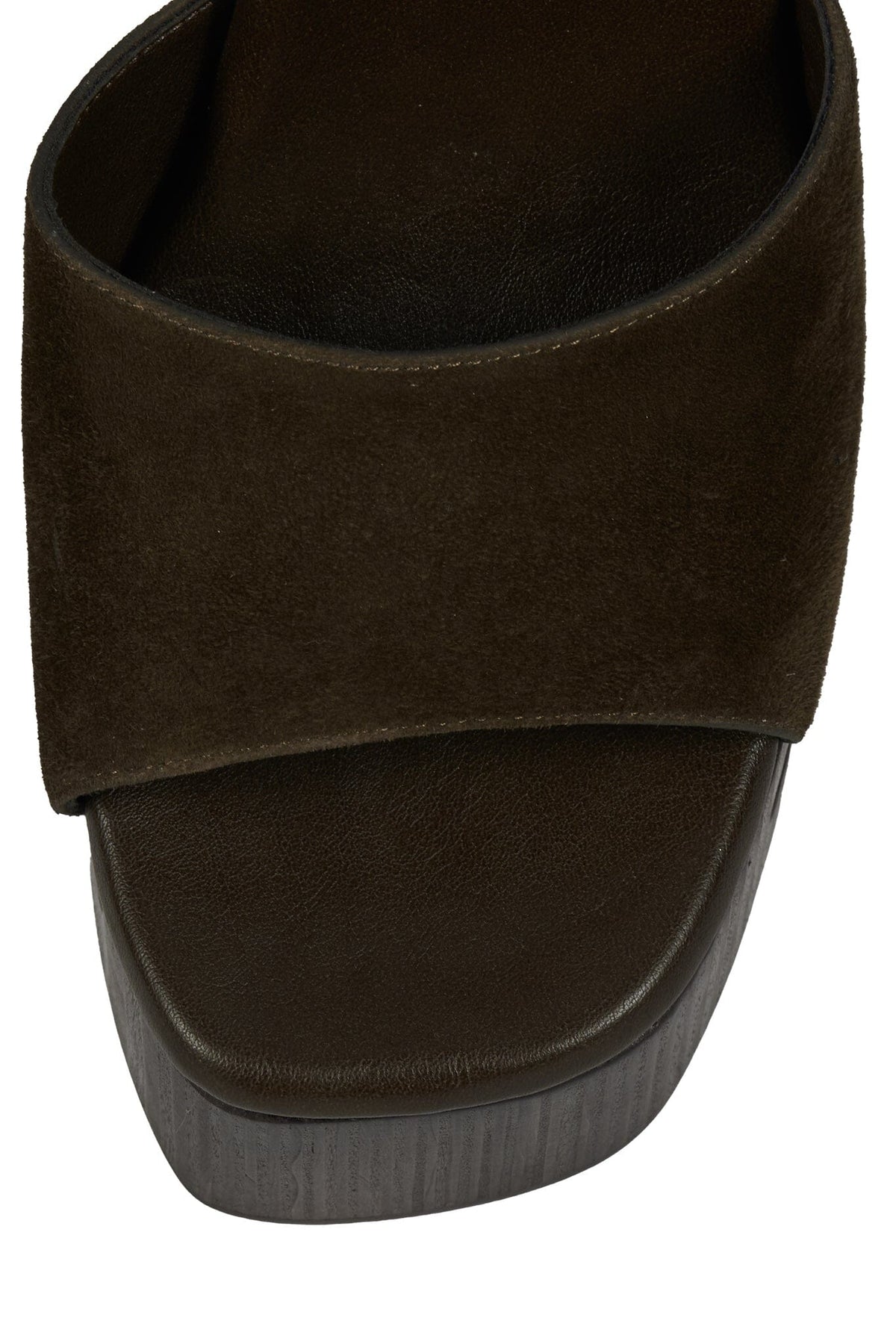 FLAG-GIRL Jeffrey Campbell Platform Sandal Brown Suede