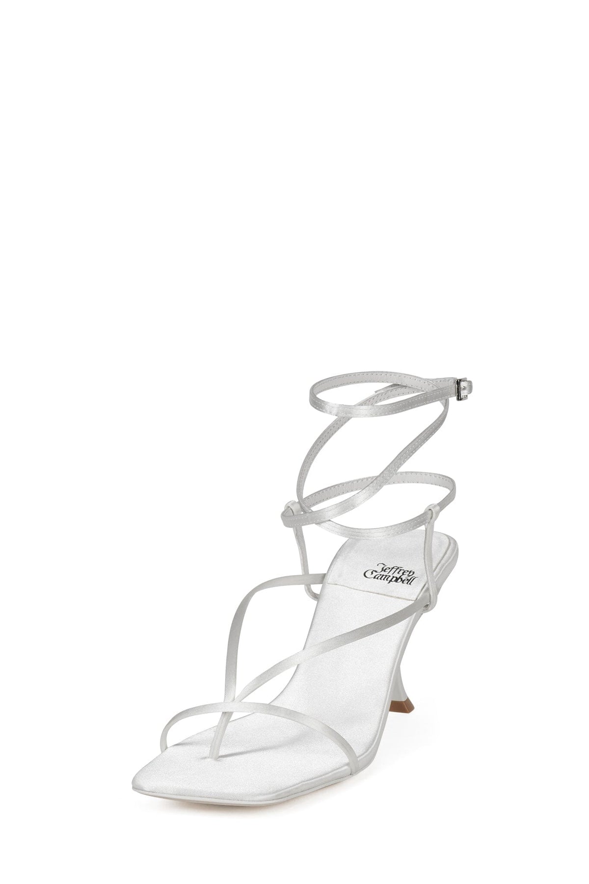FLUXX-HS Jeffrey Campbell Heeled Sandal White Satin _hover