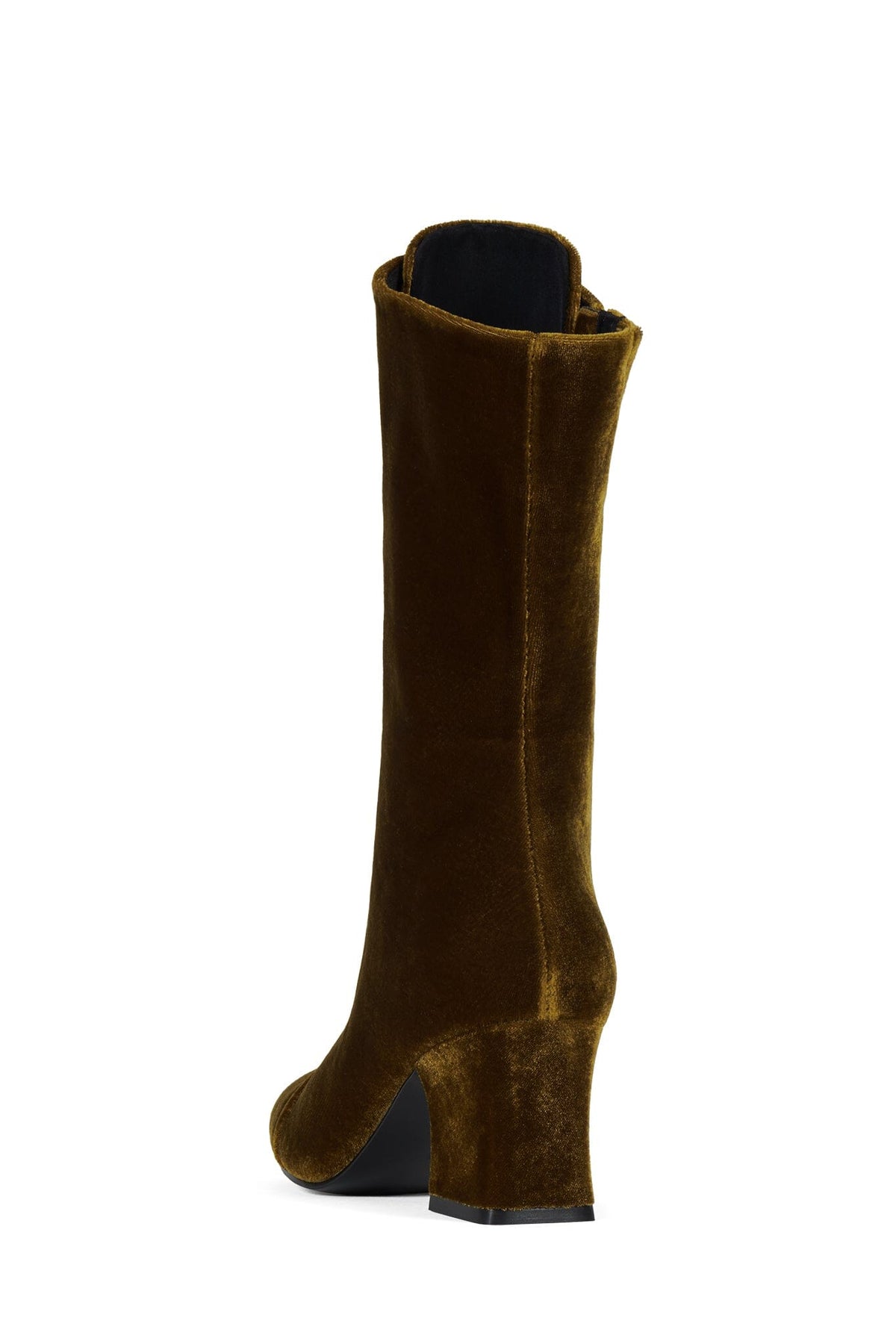 FRANCINE Mid-Calf Boot Khaki Velvet