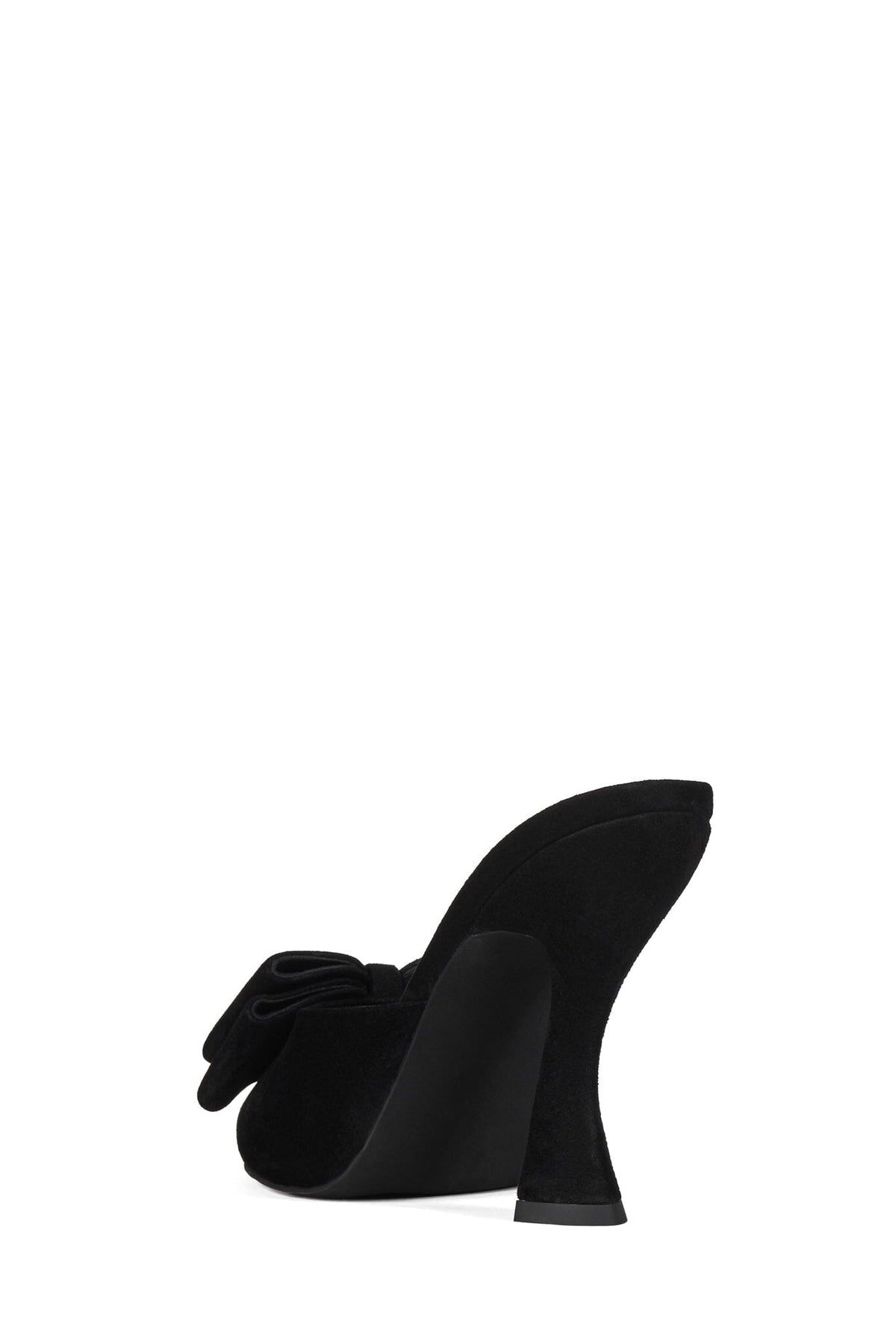 FRESA-BOW Jeffrey Campbell Heeled Sandal Black Suede 