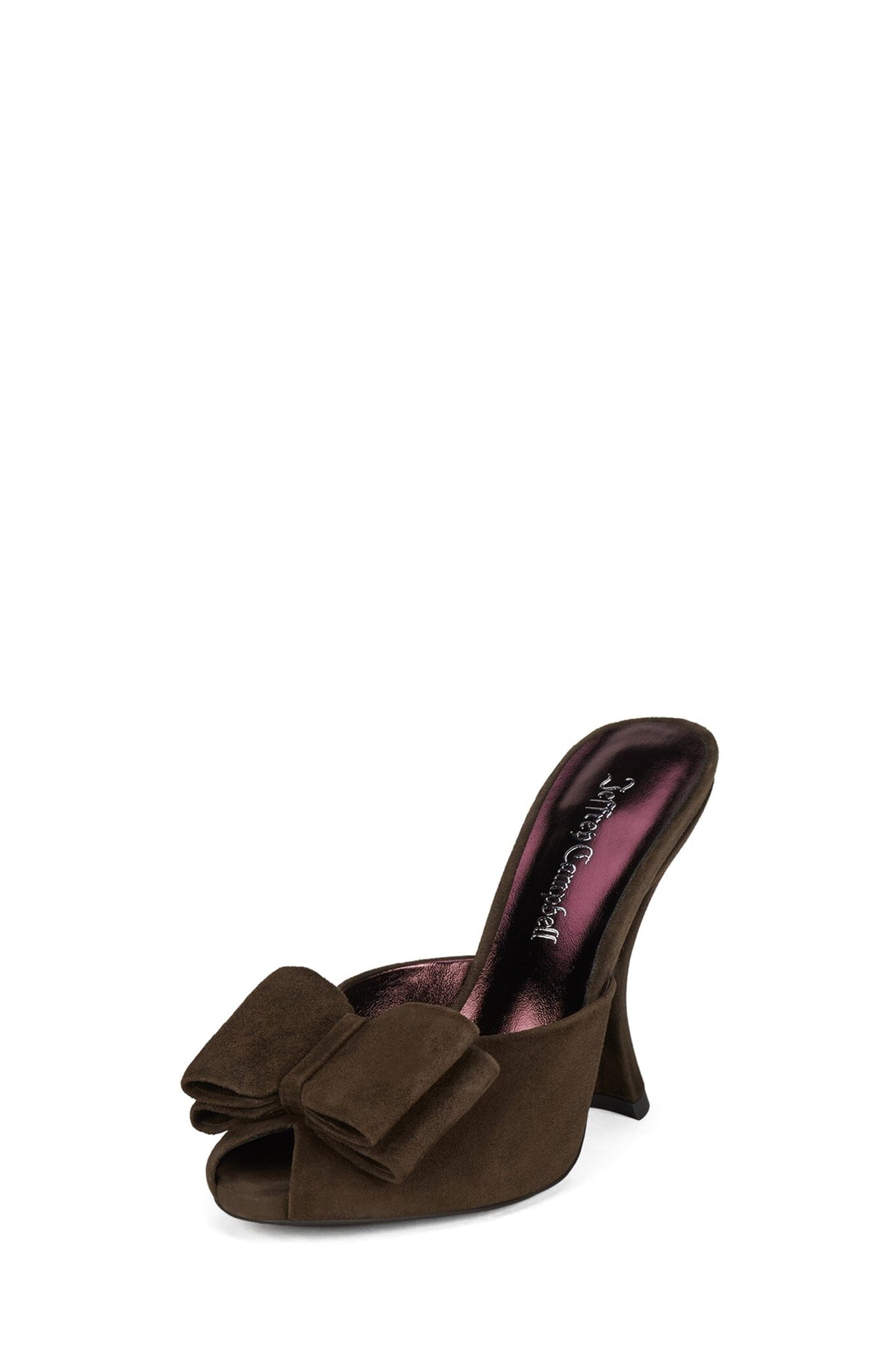FRESA-BOW Jeffrey Campbell Heeled Sandal Brown Suede _hover