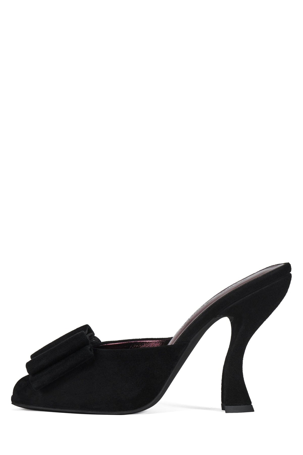 FRESA-BOW Jeffrey Campbell Heeled Sandal Black Suede 