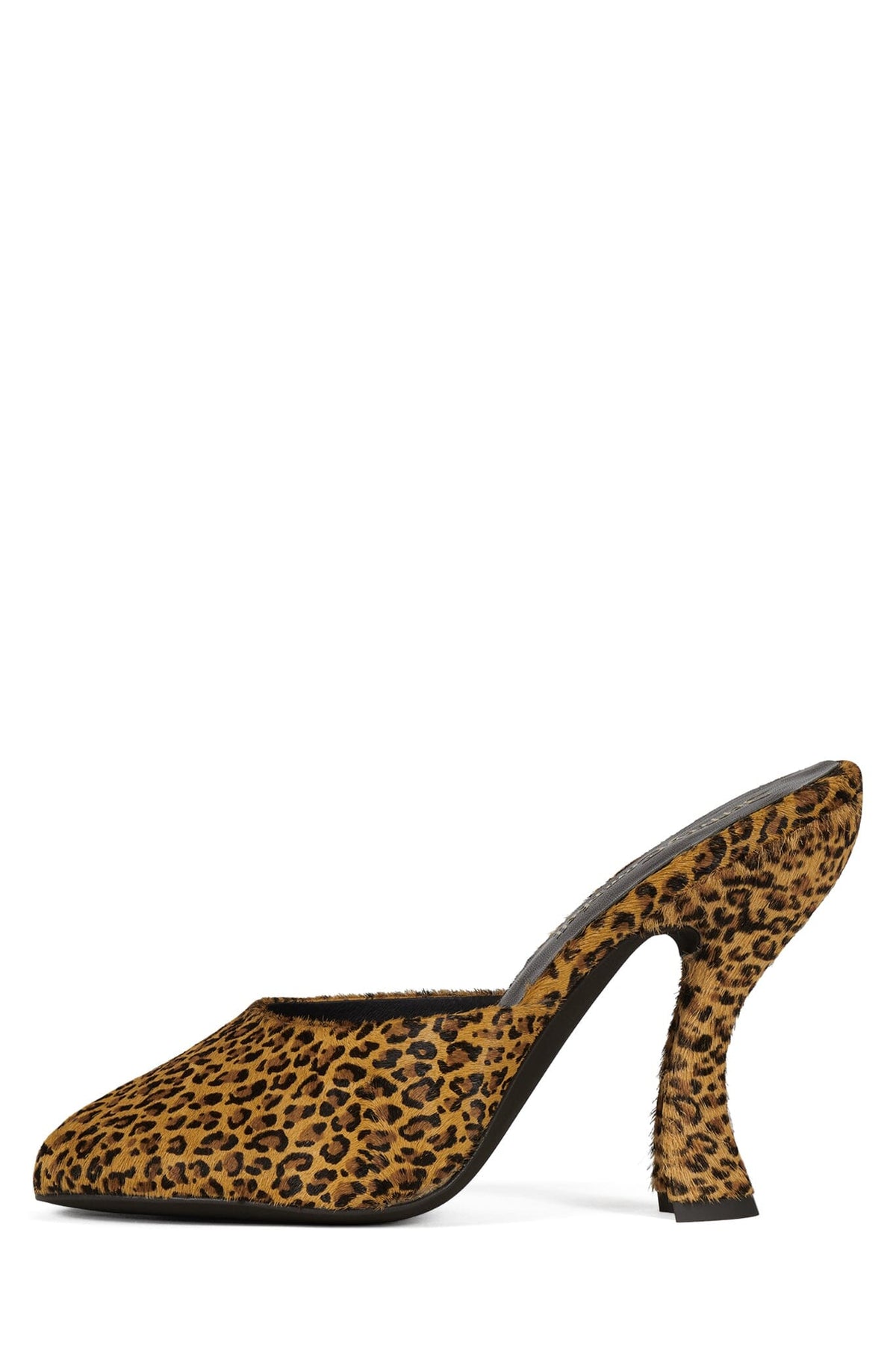 FRESA-F Heeled Mule Brown Cheetah