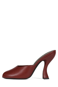 FRESA Jeffrey Campbell Heeled Mule Red