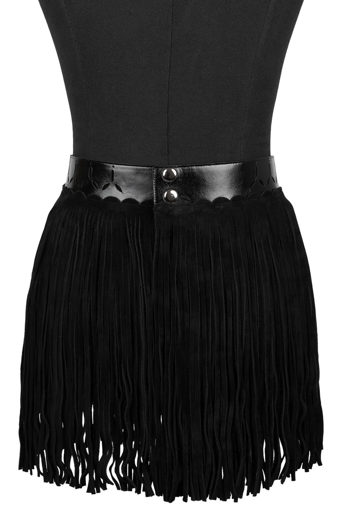 FRINGES Jeffrey Campbell Fringe Skirt Black
_hover