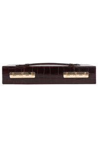 FULL-GLAM Jeffrey Campbell Bag Brown Croco