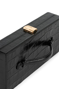 FULL-GLAM Jeffrey Campbell Bag Black Croco