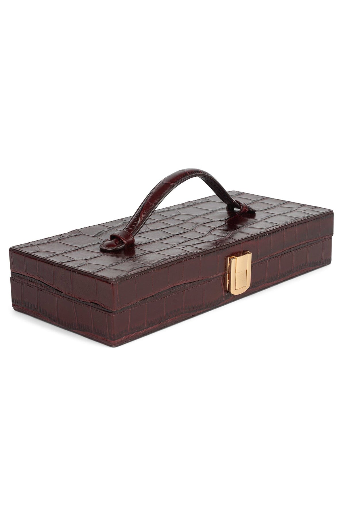FULL-GLAM Jeffrey Campbell Bag Wine Croco _hover