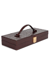 FULL-GLAM Jeffrey Campbell Bag Wine Croco _hover