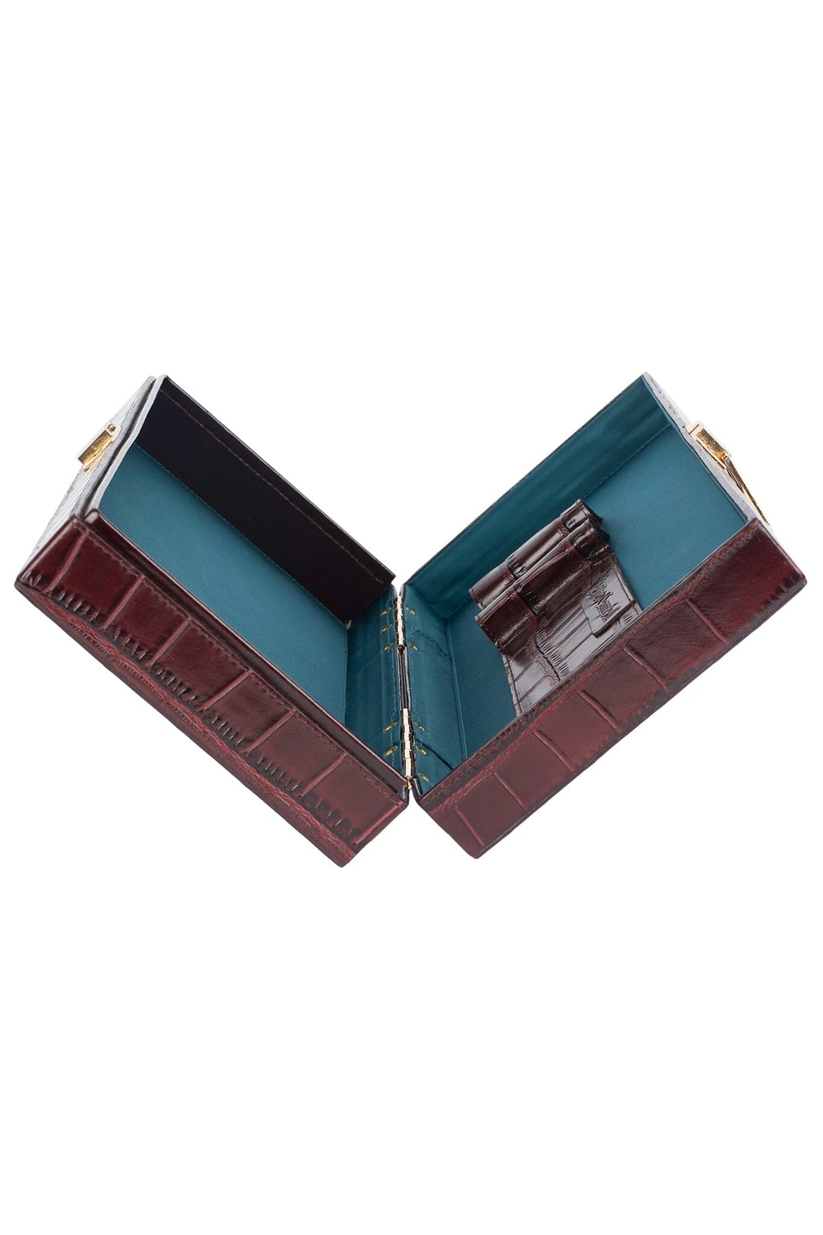 FULL-GLAM Jeffrey Campbell Bag Wine Croco