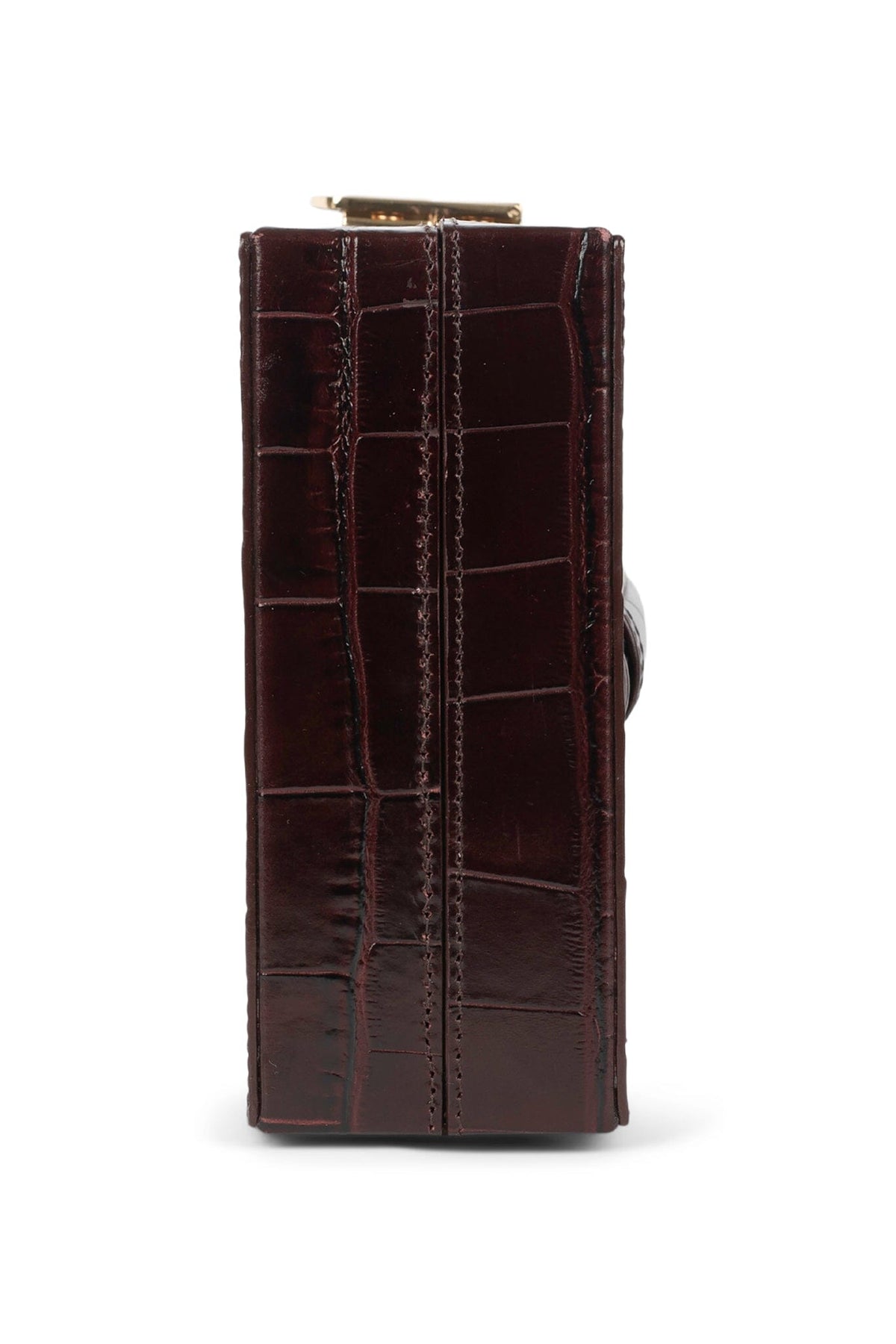 FULL-GLAM Jeffrey Campbell Bag Brown Croco