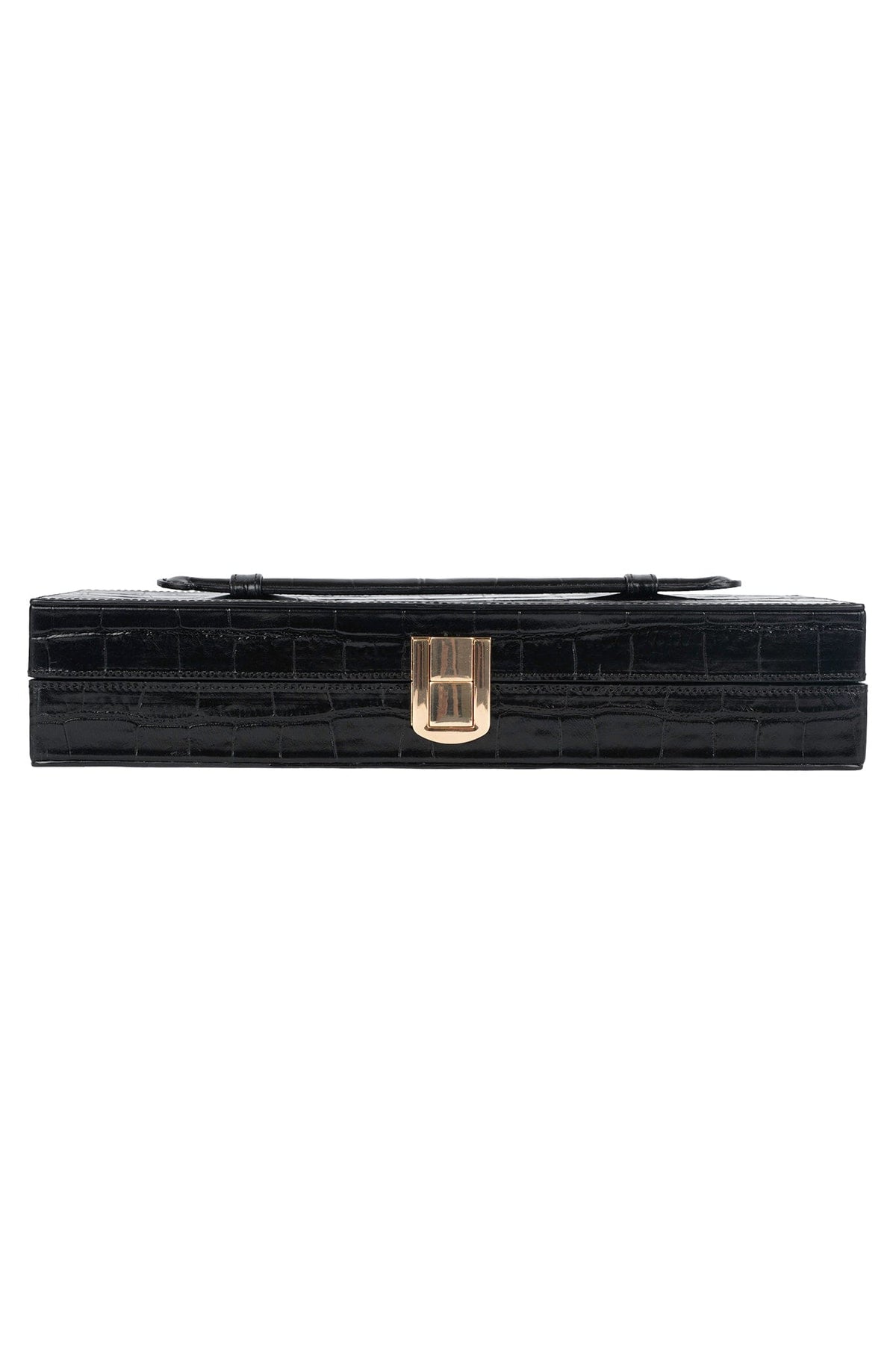 FULL-GLAM Jeffrey Campbell Bag Black Croco